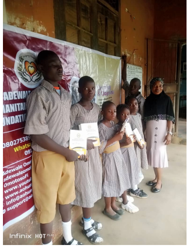 Distribution Of Books & Materials - Adc Primary School Apomu