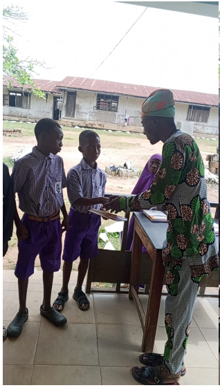 Distribution Of Books & Materials - Orioke Community High School Atenda Ogbomosho
